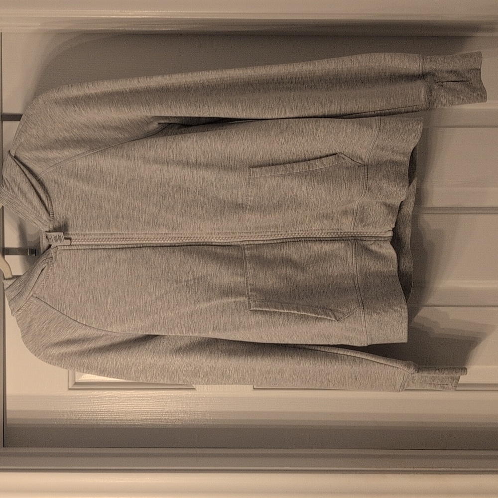 90 degree hooded sweatshirt gray size L
